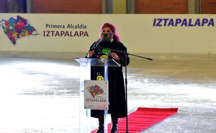 Instalan pista de hielo profesional en Iztapalapa