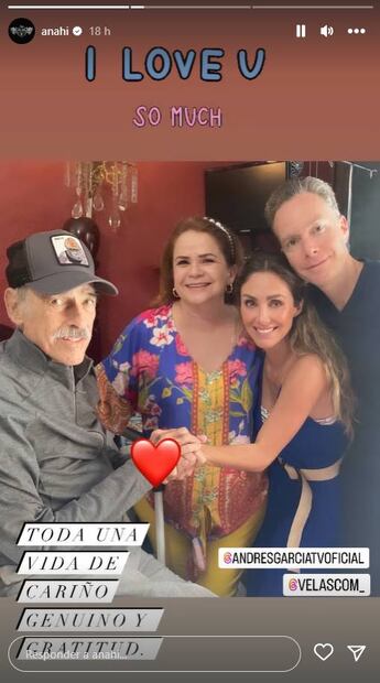 ¿Cómo surgió la amistad de Anahí con Andrés García?