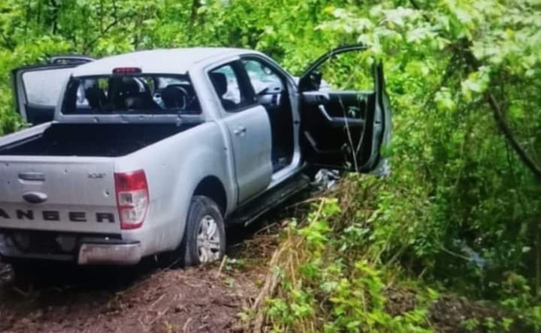 Cinco hombres que viajaban en una camioneta todo terreno, fueron asesinados a disparos de armas de fuego, en el municipio de La Concordia. Foto: especial