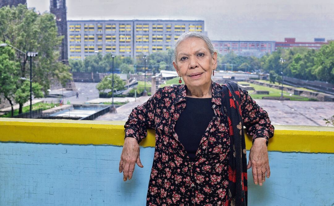 Reflexiona desde los edificios de Tlatelolco. Foto: Fernanda Rojas / EL UNIVERSAL