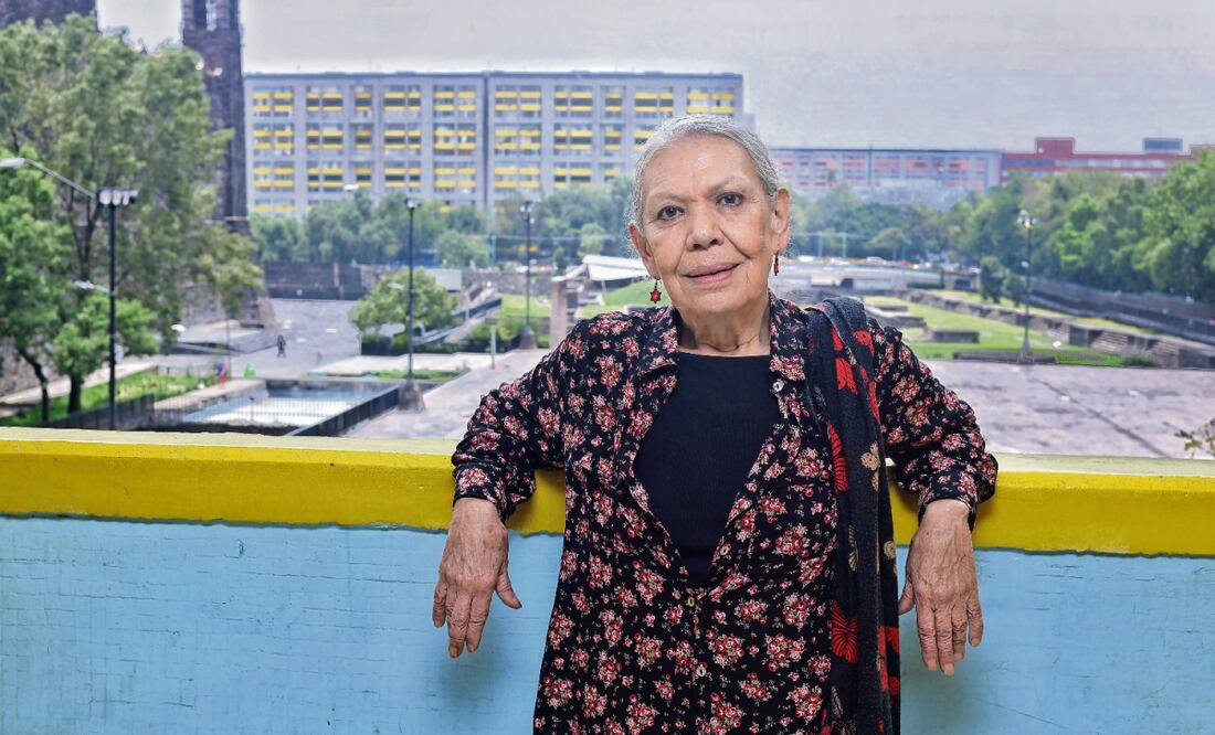 Reflexiona desde los edificios de Tlatelolco. Foto: Fernanda Rojas / EL UNIVERSAL