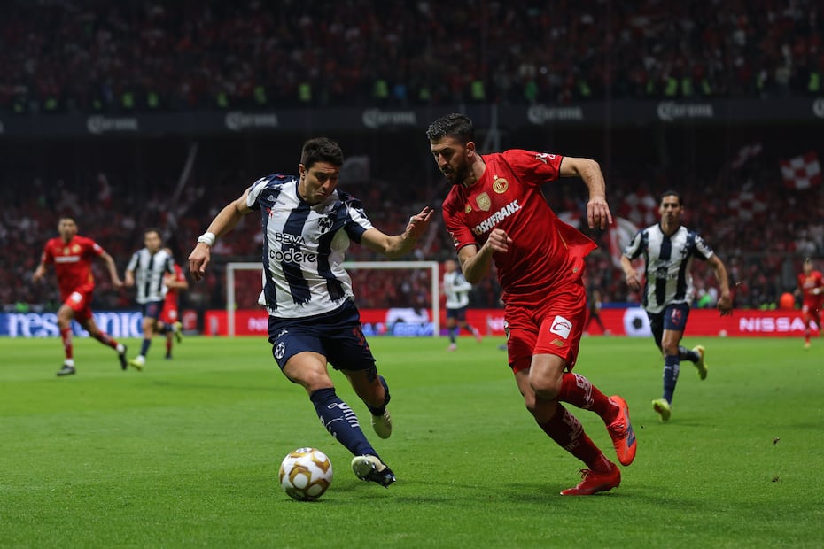 Toluca y Monterrey durante la Semifinal de Vuelta del Apertura 2025 - Foto: Imago7