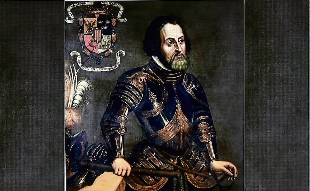 Retrato donado recientemente por la familia Pignatelli Aragona Cortéz, descendiente del conquistador, al Museo Nacional de Historia. Foto: INAH