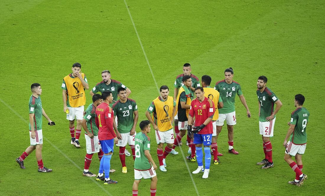 La Selección Mexicana tras la derrota con Argentina / Foto: Imago7