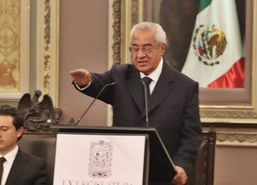 Toma protesta Pacheco Pulido como gobernador interino de Puebla