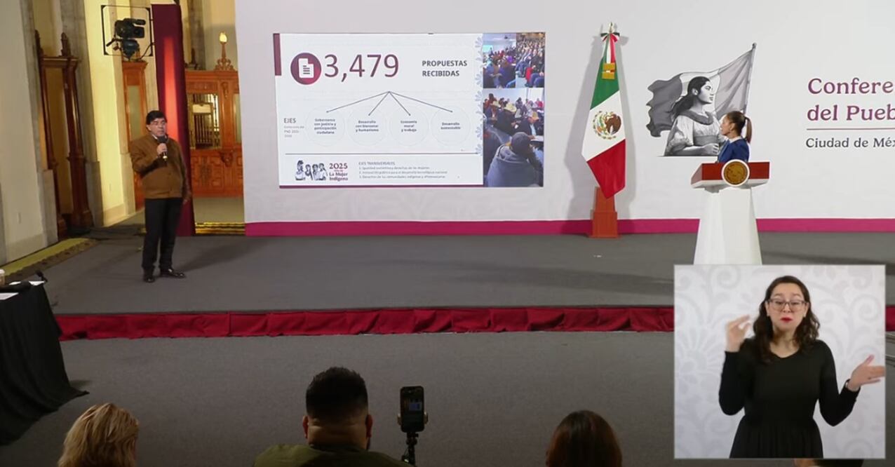 Jesús Ramírez Cuevas aseguró que los foros del Plan Nacional de Desarrollo han tenido una participación muy alta. Foto: Captura de pantalla