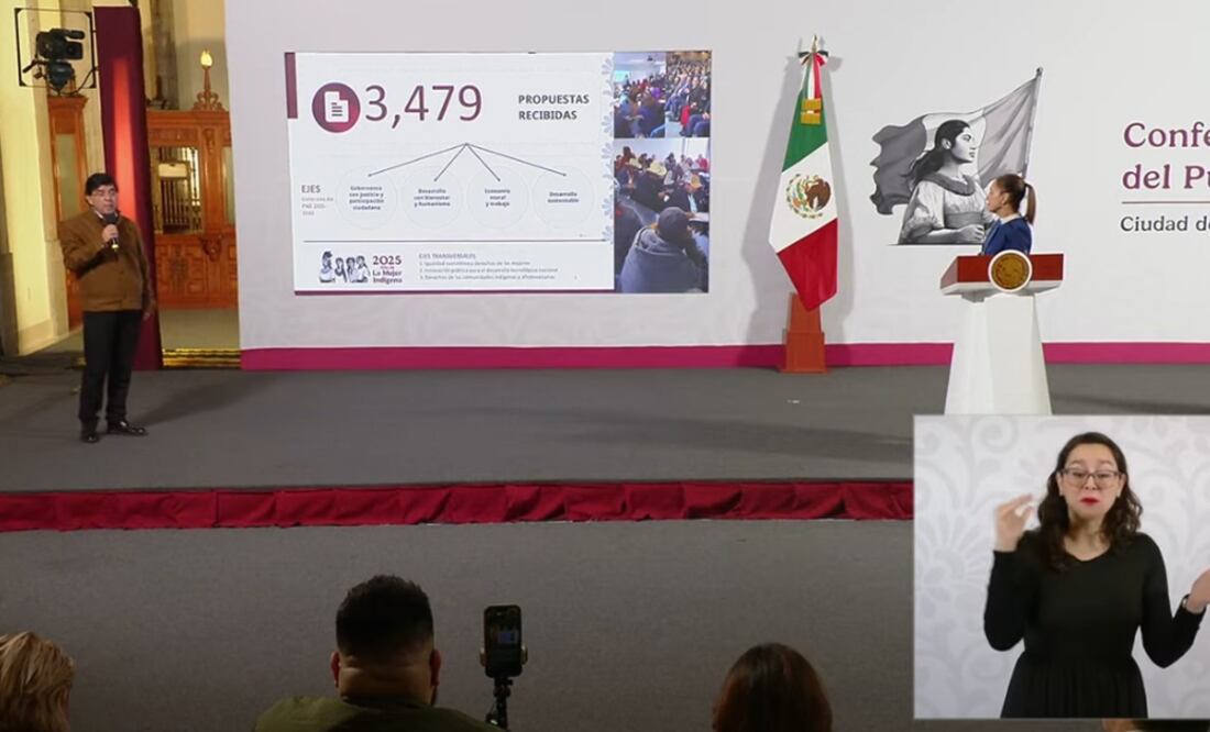 Jesús Ramírez Cuevas aseguró que los foros del Plan Nacional de Desarrollo han tenido una participación muy alta. Foto: Captura de pantalla