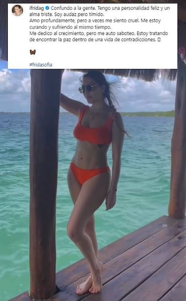 Frida Sofía compartió en Instagram un revelador mensaje.