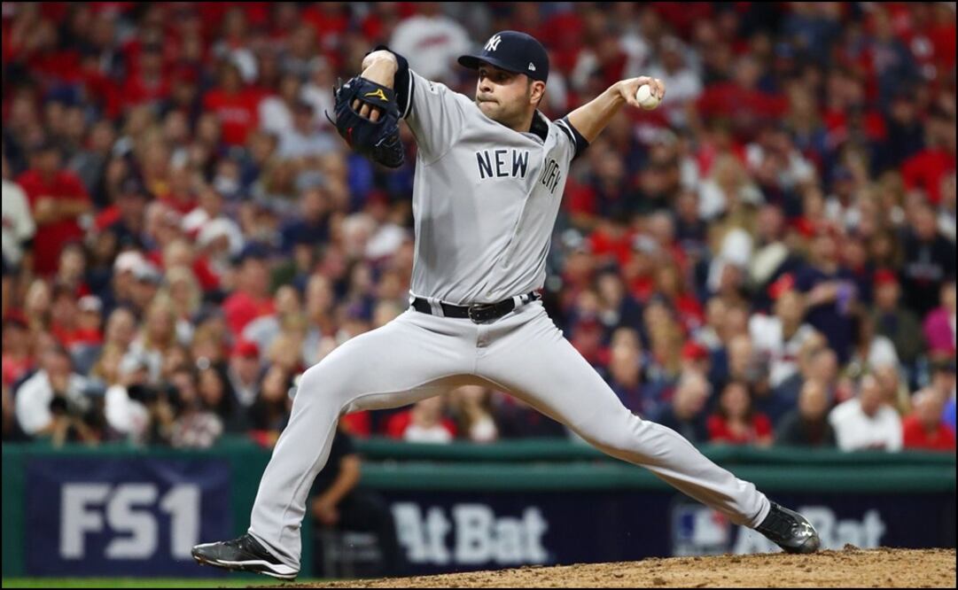 Twitter. El Mexicano Jaime García durante un juego de los Yankees