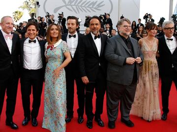 Salma, Gael, Luna, Iñárritu y Cuarón, juntos en Cannes
