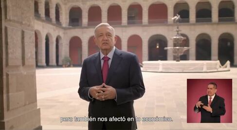 AMLO difunde spot por su Segundo Informe; habla de Covid y economía
