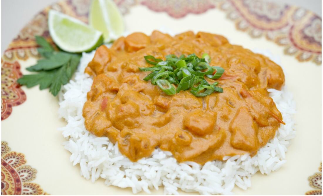 Foto: Cortesía/ Arroz con Salsa de Picante de Cacahuate