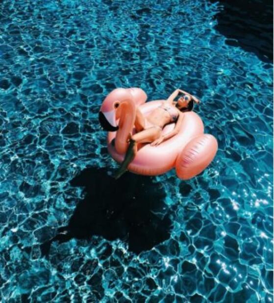 Michelle Salas presume su figura en bikini