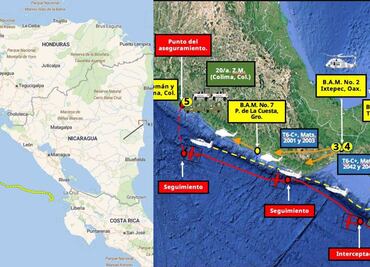 Las rutas de un narcovuelo que confronta a Bukele con Harfuch; estos son los mapas