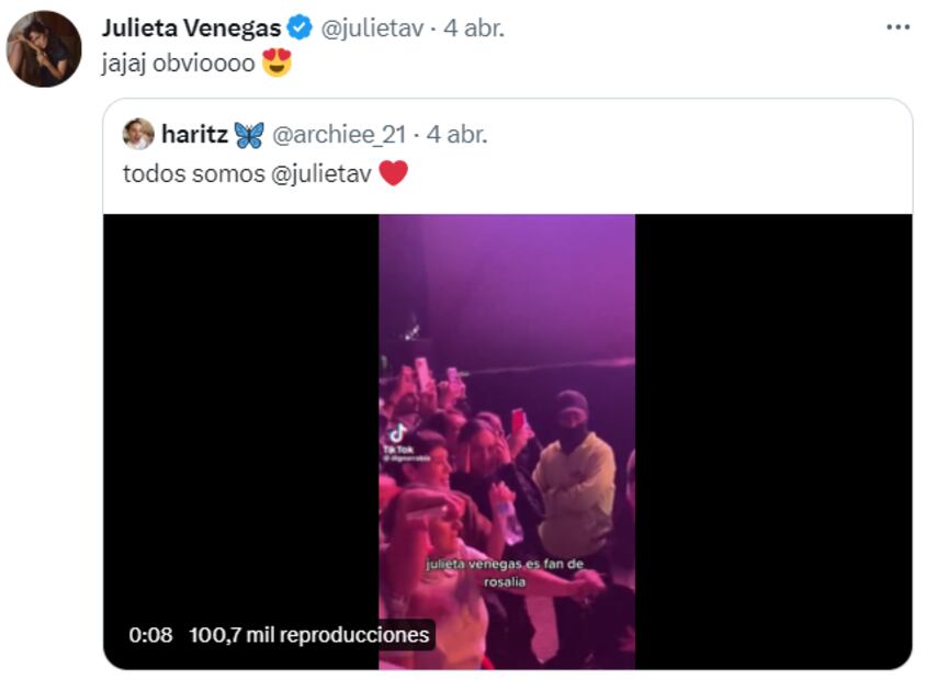 Captura vía Twitter oficial