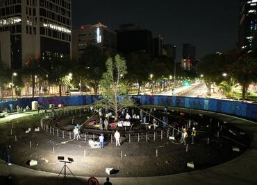 ¡Nuevo huésped! Plantan otro ahuehuete en glorieta de Reforma
