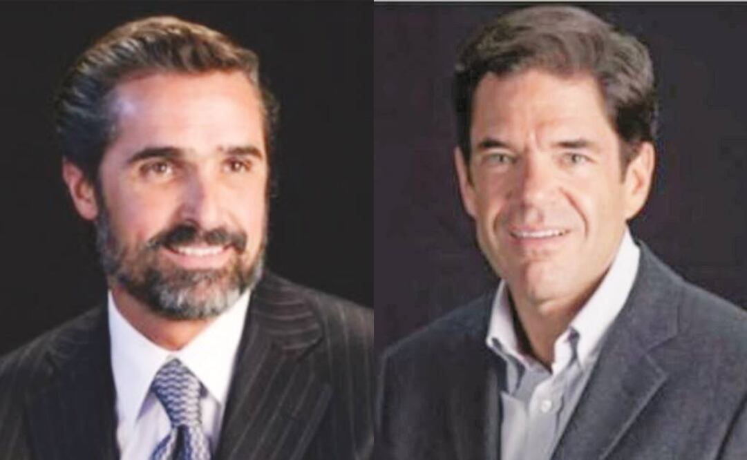 En la foto: Bernardo Gómez y Alfonso de Angoitia, copresidentes Ejecutivos de Televisa (ESPECIAL)