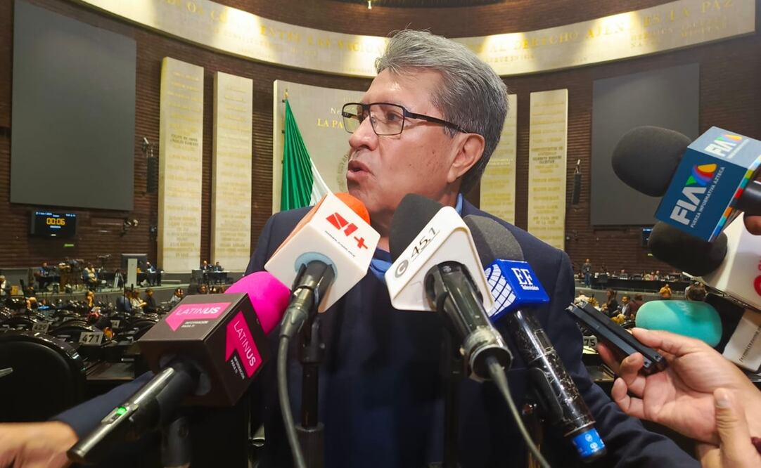 Ricardo Monreal, coordinador de la bancada de Morena en la Cámara de Diputados. Foto: Enrique Gómez / EL UNIVERSAL