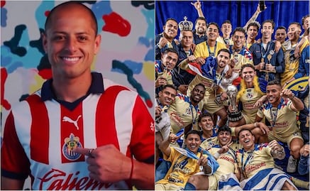 América aprovecha el regreso de Chicharito, para restregar su título 14 a las Chivas