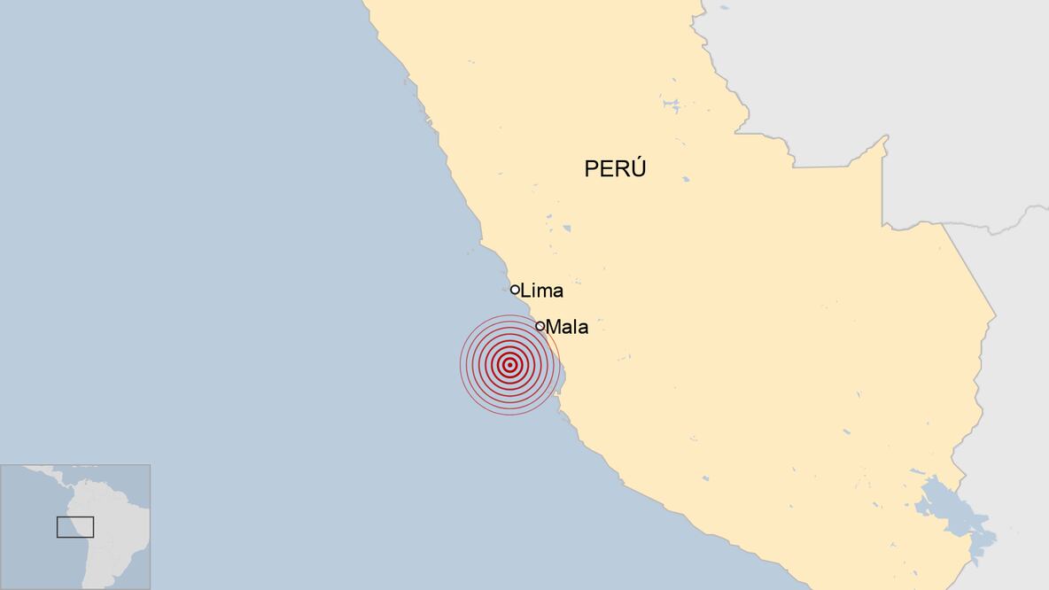 Terremoto en Perú: un sismo de magnitud 6,0 sacude Lima y la costa central del país sin que se hayan reportado víctimas