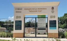 El Parque de la Memoria Báalam Tun, cerrado por estar en litigio