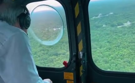 AMLO termina de supervisar los tramos 5, 6 y 7 del Tren Maya en Quintana Roo