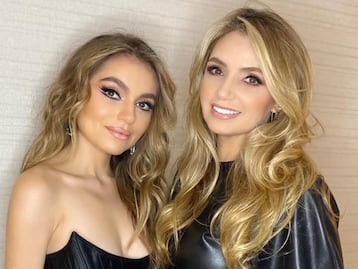 Angélica Rivera y Sofía Castro brillan en alfombra roja de Con esa misma mirada