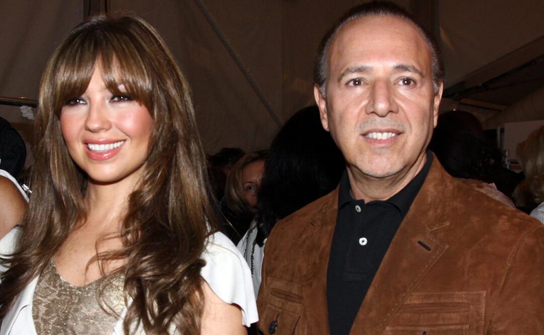 Thalía y Tony Mottola. Foto: Archivo