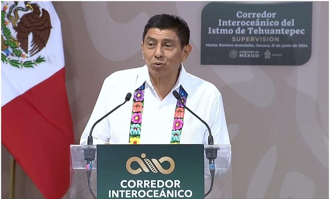Salomón Jara, gobernador de Oaxaca. Foto: Captura de pantalla
