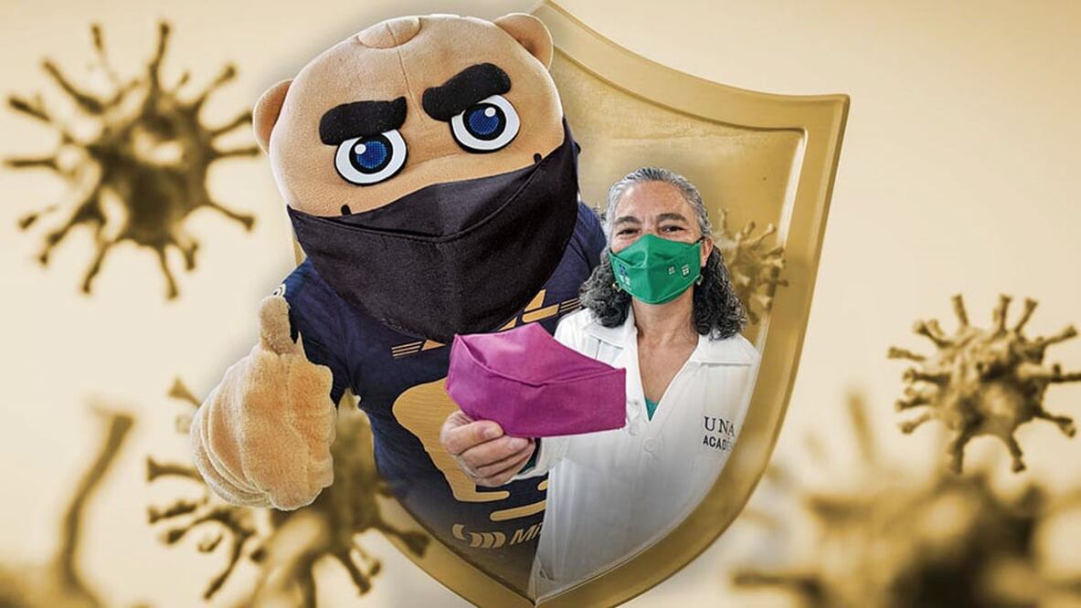 Cubrebocas SakCu Foto: Gaceta UNAM