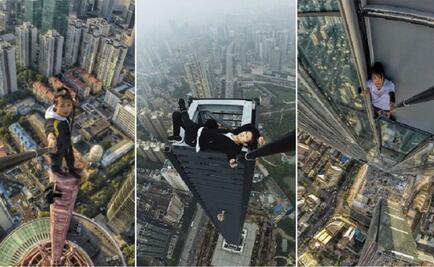 ​Así arriesgaba su vida el youtuber chino que cayó de edificio