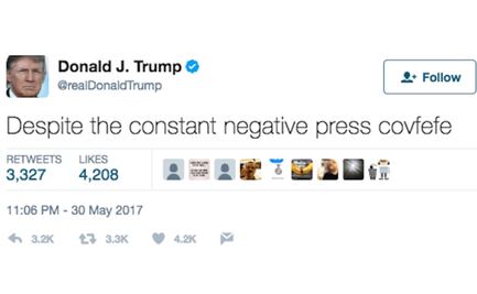 ¿Qué quiso decir Donald Trump con "covfefe"?