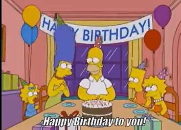 ¡Anda la osa! Homero Simpson "cumple" 64 años