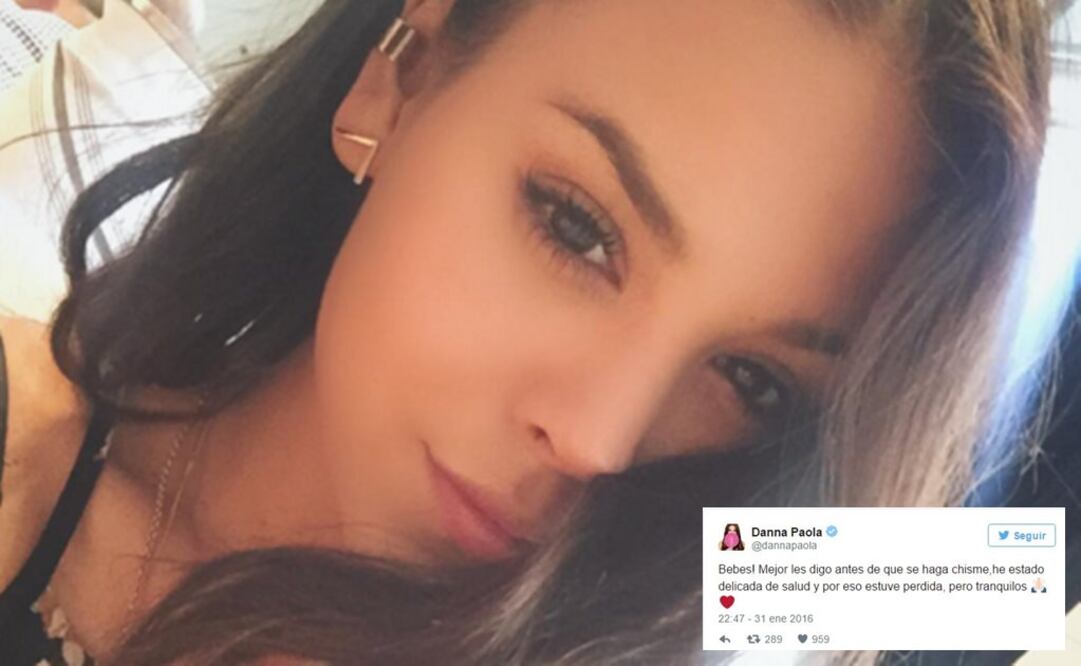 Danna Paola, delicada de salud por estrés