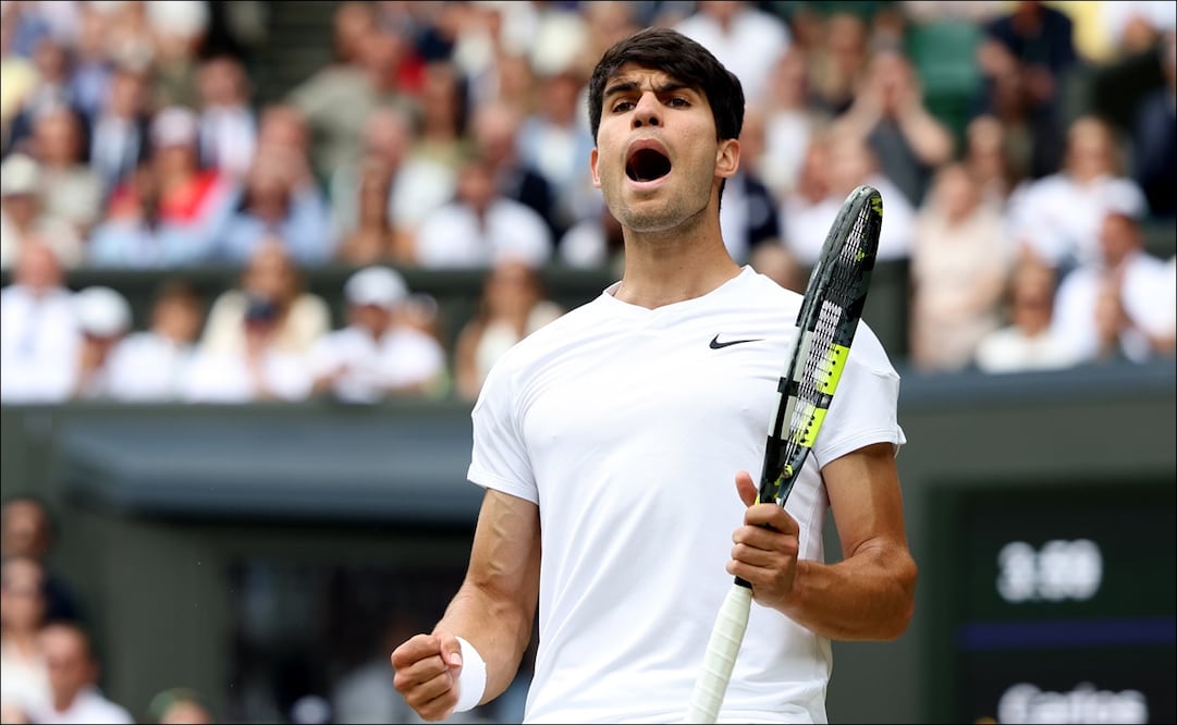 Carlos Alcaraz ha conquistado el torneo de Wimbledon - EFE