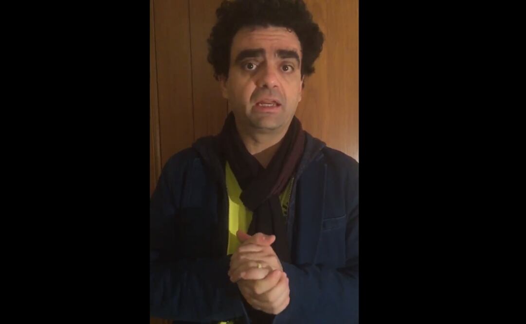 Foto: Captura video Twitter / Rolando Villazón