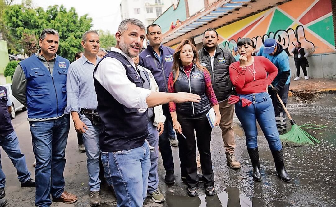 El alcalde Mauricio Tabe recorrió el Mercado Lago Garda. Foto: Especial