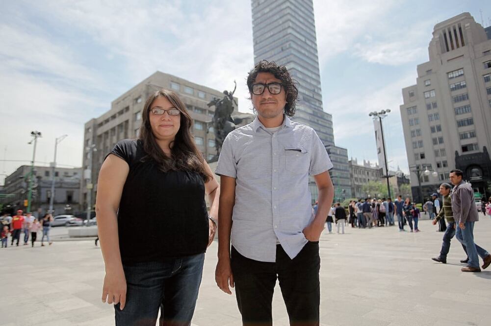 Sergio Moissen y Sulem Estrada, aspirantes a candidatos independientes a la Constituyente (ALEJANDRO ACOSTA. EL UNIVERSAL)