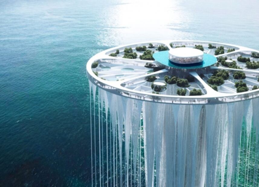 Dónde estará la torre flotante que parece desafiar la gravedad