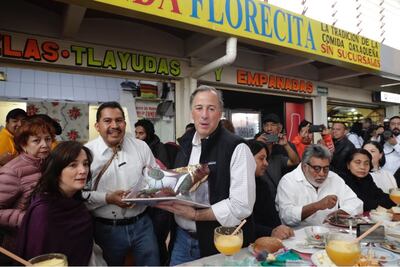 Meade recorre mercado en Oaxaca
