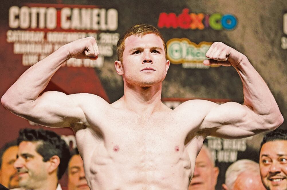 Saúl Álvarez enfrentaría a Golovkin en un peso que le favoreciera; al kazajo no le interesaría el trato (ARCHIVO. EL UNIVERSAL)