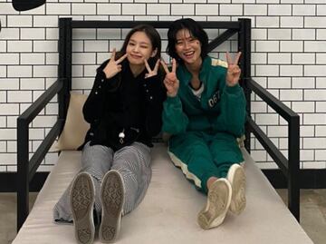 Qué hacía Jennie de Blackpink en el set de “El juego del calamar”: el misterio ha sido revelado