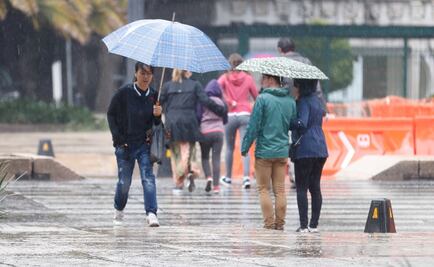 Llueve en 4 delegaciones de la capital