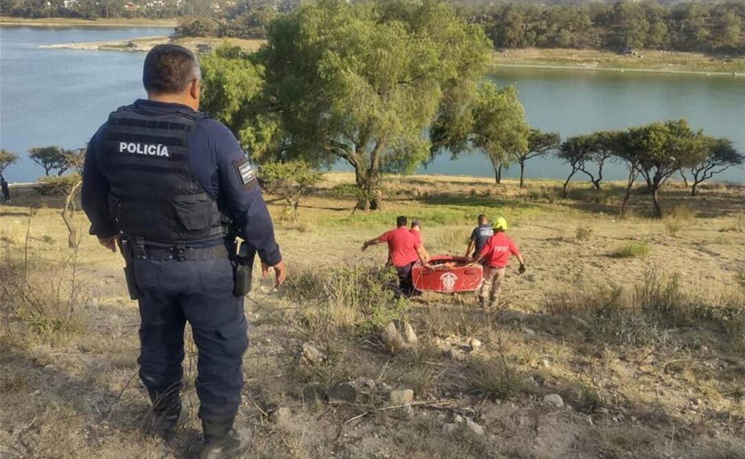 Búsqueda de joven en lago de Cuautitlán Izcalli