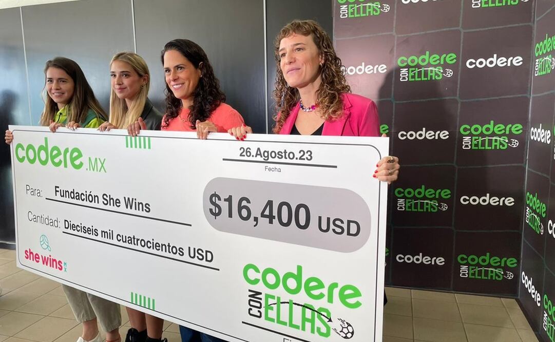 Codere realiza donación de más de 16 mil dólares a la fundación She Wins - Foto: Miguel Flores