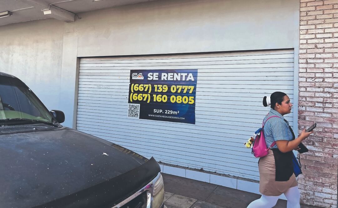 En el centro de Culiacán 495 negocios de ropa, diversión y tecnología cerraron definitivamente. FOTO: JAVIER CABRERA. EL UNIVERSAL
