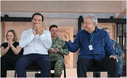 "Se alinearon los astros"; AMLO califica como "extraordinaria" la coordinación con gobernador de Yucatán, Mauricio Vila