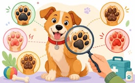 ¿Qué significa el color de las huellitas de tu perro? Pueden ser señal de un problema de salud