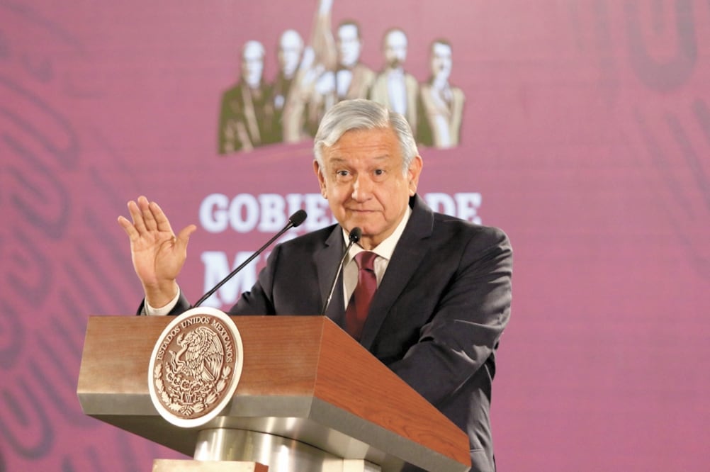 El presidente Andrés Manuel López Obrador afirmó que cuando haya un caso de corrupción “no serán cómplices ni encubridores” de aquellos que actúen en la ilegalidad. Foto: CARLOS MEJÍA. EL UNIVERSAL