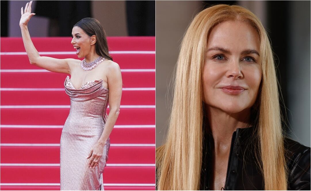Eva Longoria y Nicole Kidman en Cannes.
Fotos: AFP